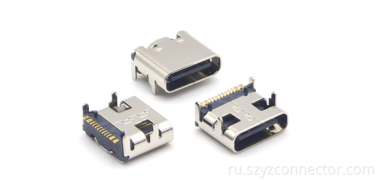USB-разъем типа C для поверхностного монтажа type c usb connector surface mount